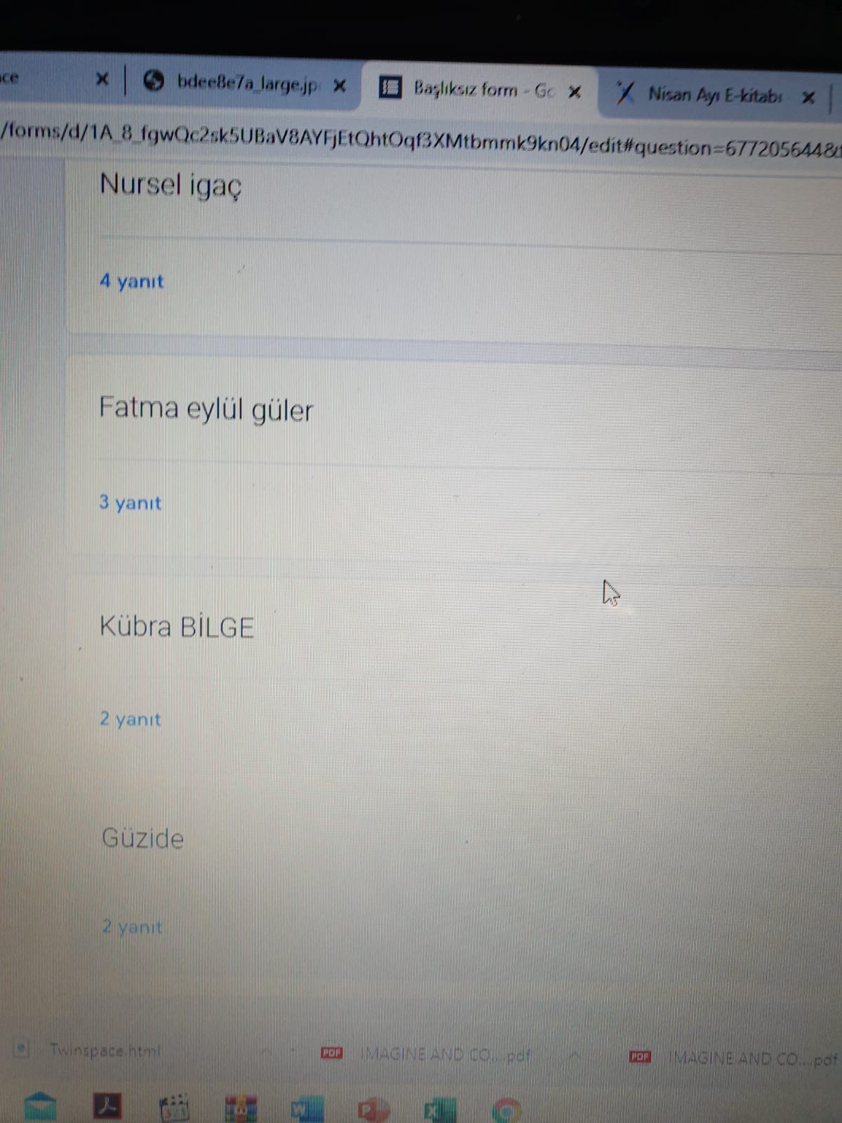 IMAGINE AND CODE-Parents Final Evaluation Survey by GÜZİDE AKDENİZ - Ourboox.com