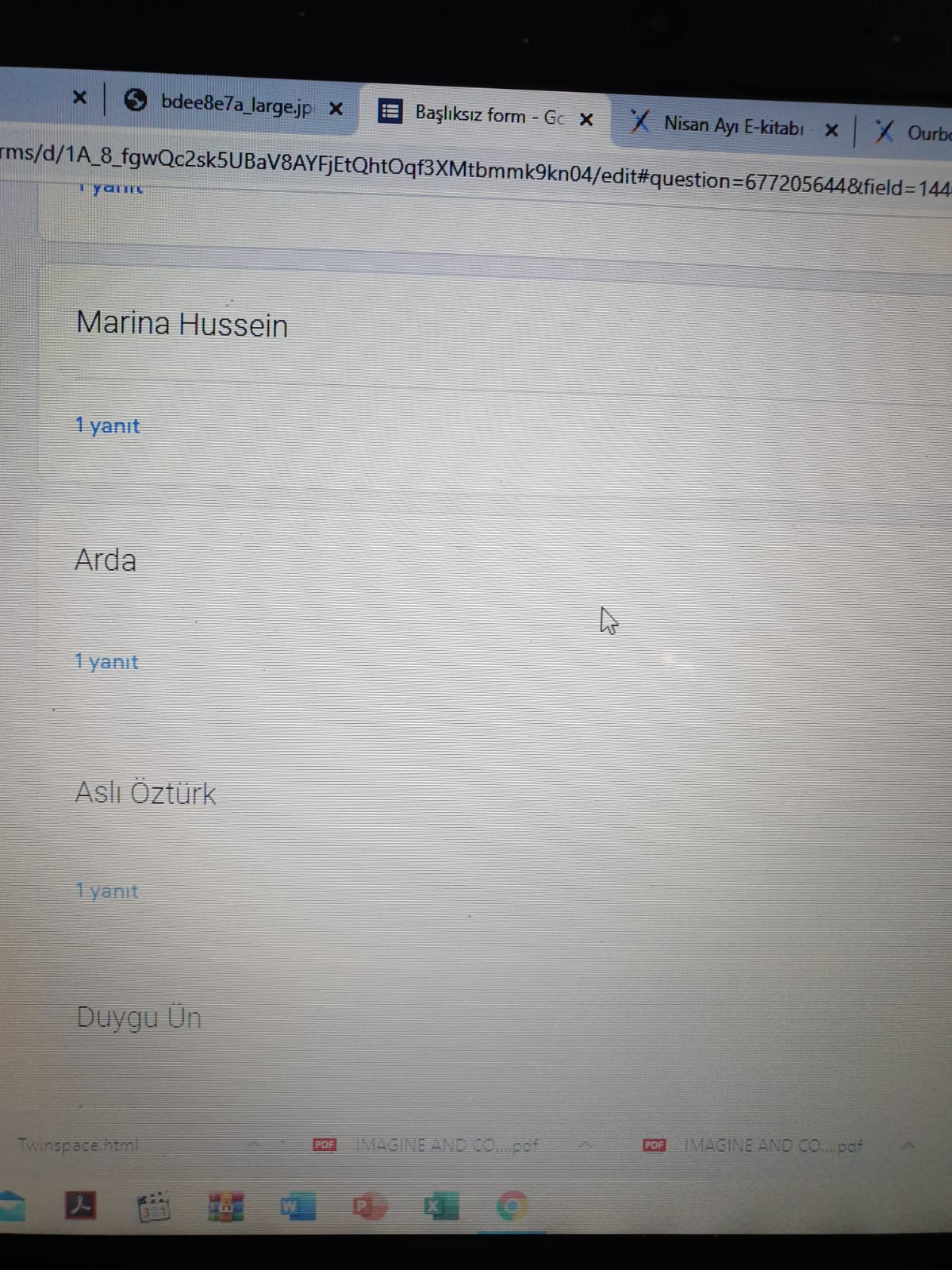 IMAGINE AND CODE-Parents Final Evaluation Survey by GÜZİDE AKDENİZ - Ourboox.com