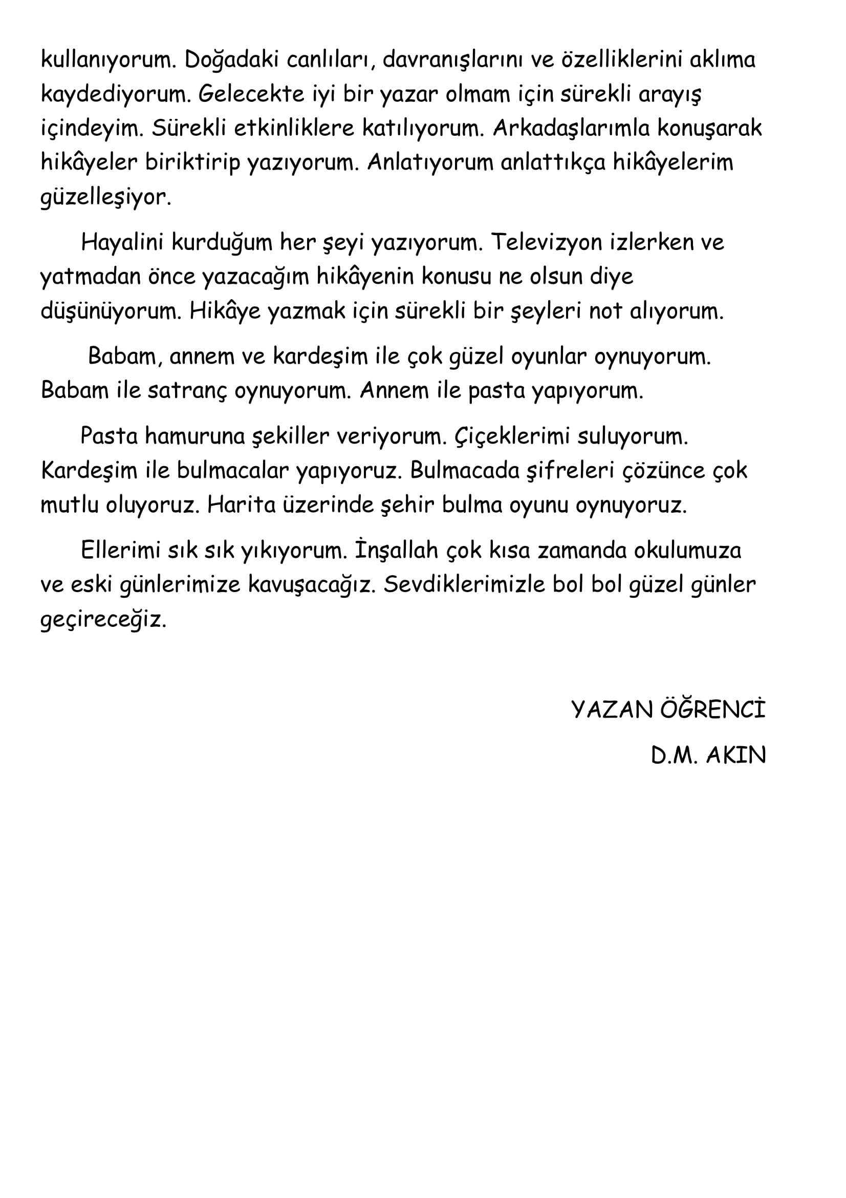 MİNİK YAZARLAR by HAMİYET  - Ourboox.com