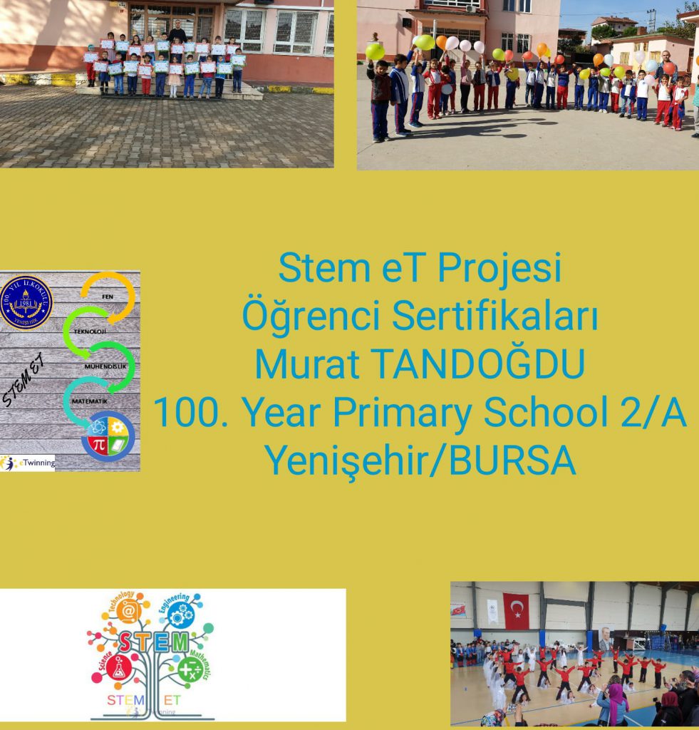MURAT TANDOĞDU STEM ET ÖĞRENCİ SERTİFİKALARI by Murat - Ourboox.com
