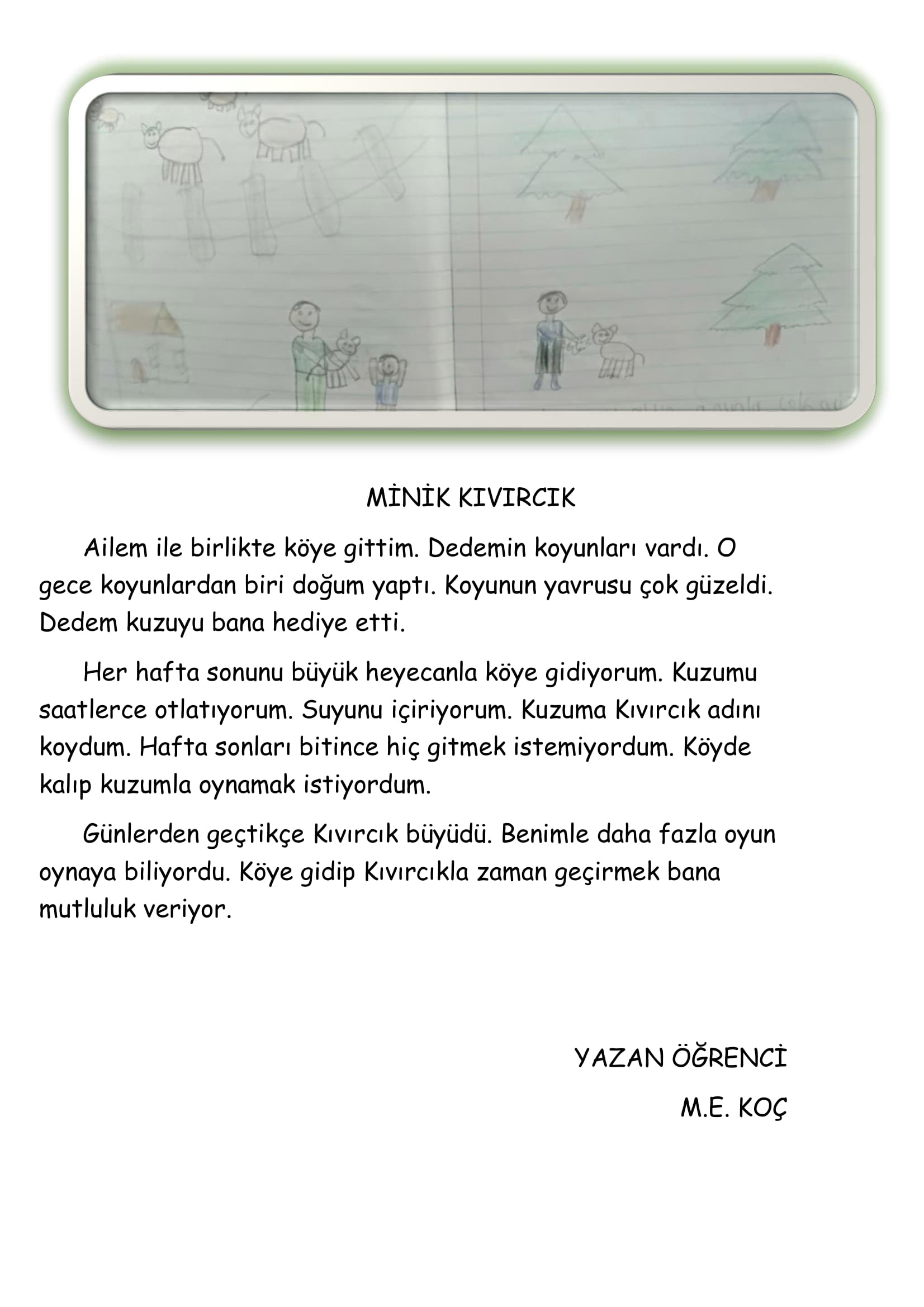 MİNİK YAZARLAR by HAMİYET  - Ourboox.com