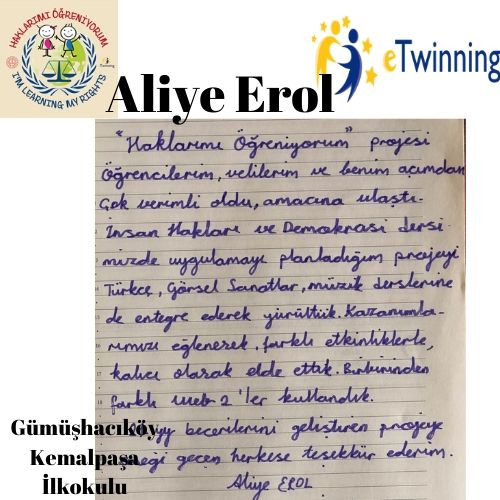 Haklarımı Öğreniyorum eTwinning Proje by Fatma DUMAN - Ourboox.com