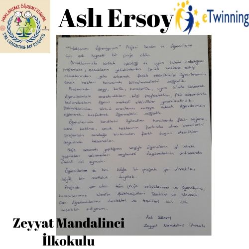 Haklarımı Öğreniyorum eTwinning Proje by Fatma DUMAN - Ourboox.com