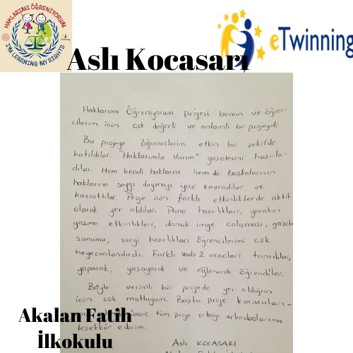 Haklarımı Öğreniyorum eTwinning Proje by Fatma DUMAN - Ourboox.com
