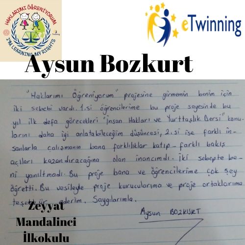 Haklarımı Öğreniyorum eTwinning Proje by Fatma DUMAN - Ourboox.com