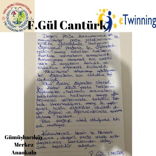 Haklarımı Öğreniyorum eTwinning Proje by Fatma DUMAN - Ourboox.com