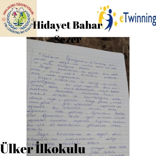 Haklarımı Öğreniyorum eTwinning Proje by Fatma DUMAN - Ourboox.com