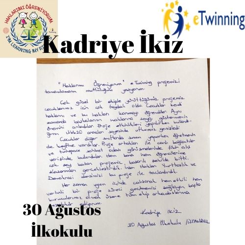 Haklarımı Öğreniyorum eTwinning Proje by Fatma DUMAN - Ourboox.com