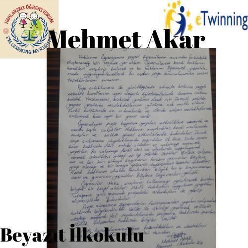 Haklarımı Öğreniyorum eTwinning Proje by Fatma DUMAN - Ourboox.com