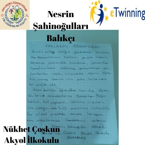 Haklarımı Öğreniyorum eTwinning Proje by Fatma DUMAN - Ourboox.com