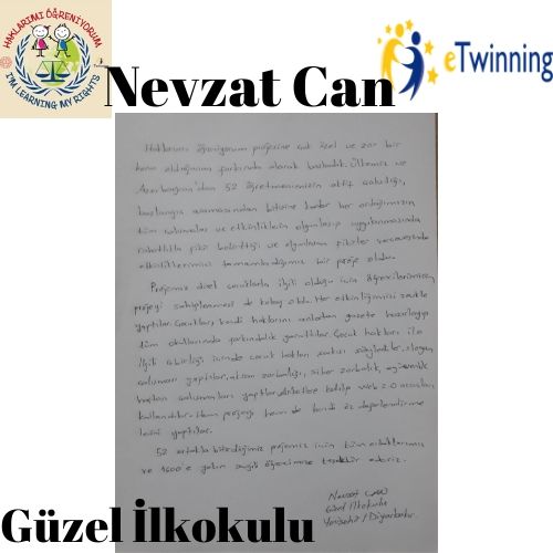 Haklarımı Öğreniyorum eTwinning Proje by Fatma DUMAN - Ourboox.com