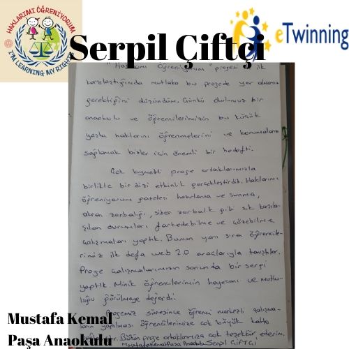 Haklarımı Öğreniyorum eTwinning Proje by Fatma DUMAN - Ourboox.com