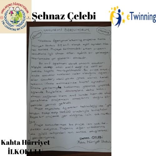 Haklarımı Öğreniyorum eTwinning Proje by Fatma DUMAN - Ourboox.com