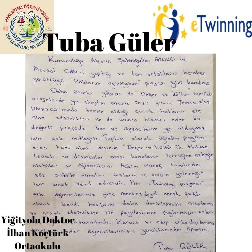 Haklarımı Öğreniyorum eTwinning Proje by Fatma DUMAN - Ourboox.com