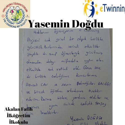 Haklarımı Öğreniyorum eTwinning Proje by Fatma DUMAN - Ourboox.com