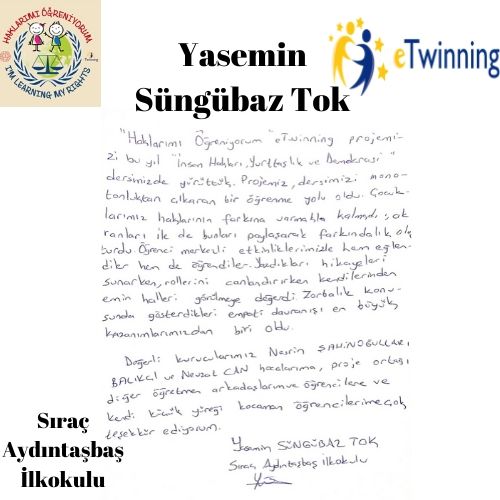 Haklarımı Öğreniyorum eTwinning Proje by Fatma DUMAN - Ourboox.com