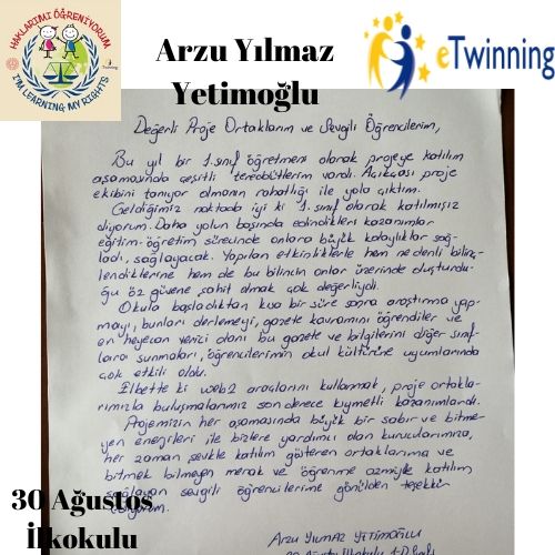 Haklarımı Öğreniyorum eTwinning Proje by Fatma DUMAN - Ourboox.com