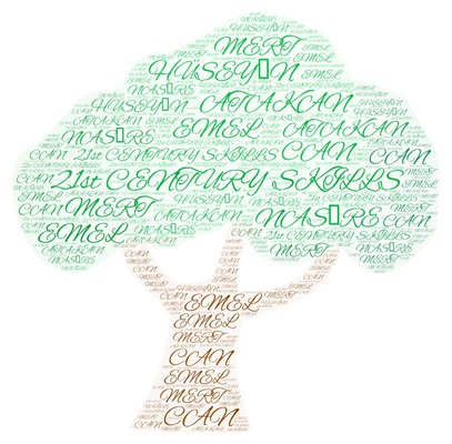 I AM READY FOR THE CENTURY WITH MY SKILLS (word arts) by Murat Pektaş - Illustrated by Murat Pektaş - Ourboox.com