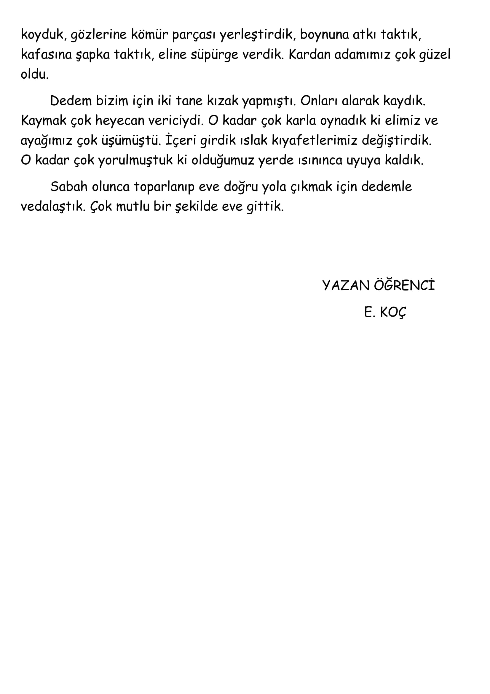 MİNİK YAZARLAR by HAMİYET  - Ourboox.com