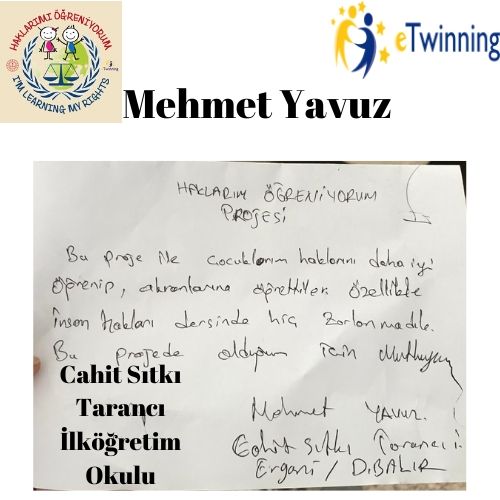 Haklarımı Öğreniyorum eTwinning Proje by Fatma DUMAN - Ourboox.com