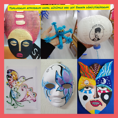 TOPLUYORUM ATMIYORUM HAYAL GÜCÜMLE HER ŞEYİ SANATA DÖNÜŞTÜRÜYORUM by cemile muslu - Ourboox.com