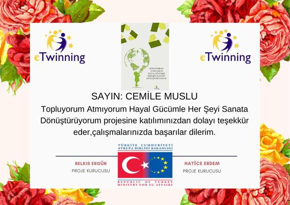 TOPLUYORUM ATMIYORUM HAYAL GÜCÜMLE HER ŞEYİ SANATA DÖNÜŞTÜRÜYORUM by cemile muslu - Ourboox.com