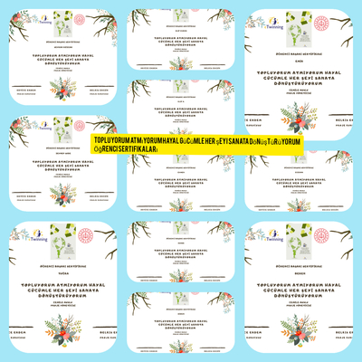 TOPLUYORUM ATMIYORUM HAYAL GÜCÜMLE HER ŞEYİ SANATA DÖNÜŞTÜRÜYORUM by cemile muslu - Ourboox.com