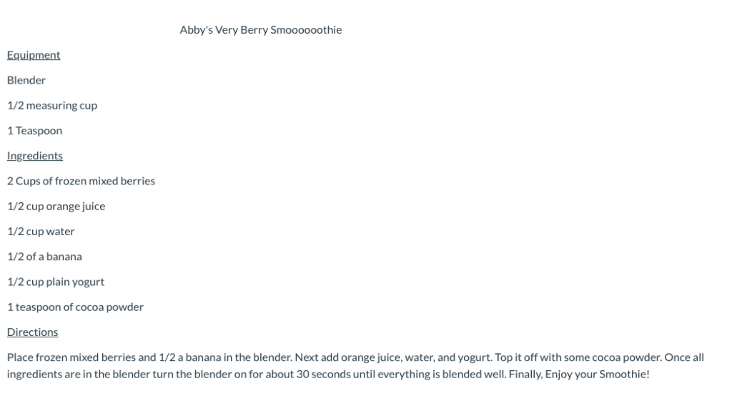 Mrs. Schott’s Classroom Yummy Recipes by Mrs. Schott - Ourboox.com