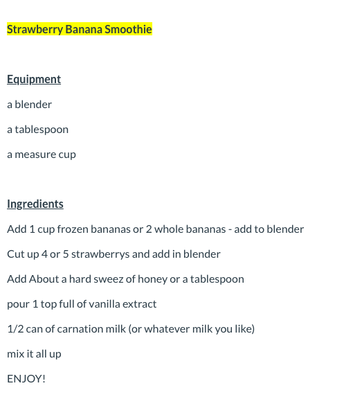 Mrs. Schott’s Classroom Yummy Recipes by Mrs. Schott - Ourboox.com