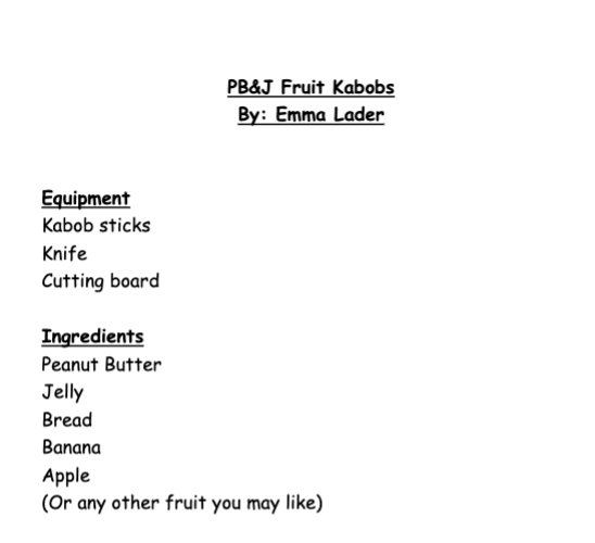 Mrs. Schott’s Classroom Yummy Recipes by Mrs. Schott - Ourboox.com