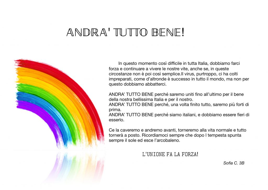 Andrà tutto bene by I.C. "A.B. SABIN" CAPISTRELLO - Ourboox.com