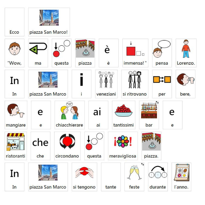 Lorenzo conosce l’Italia in caa by alessandra pierri - Illustrated by Pictograms’ author: Sergio Palao Origin: ARASAAC (http://arasaac.org) Licenses: CC (BY-NC-SA) Property: Aragon Government - Ourboox.com