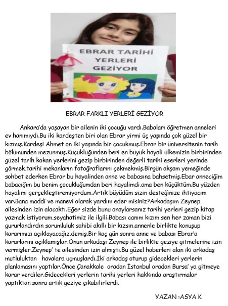 Minik Yazarlardan Hikayeler by Adem KÜSİN - Ourboox.com