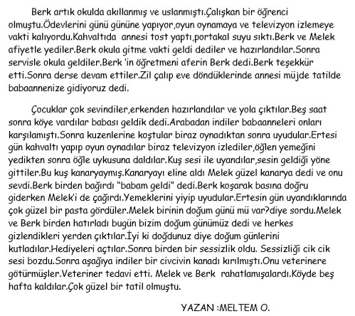 Minik Yazarlardan Hikayeler by Adem KÜSİN - Ourboox.com