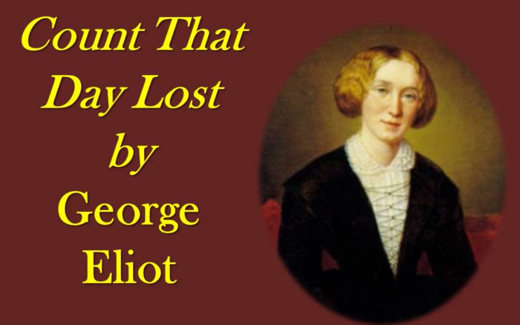 Count That Day Lost by George by Avigail zror - Ourboox.com