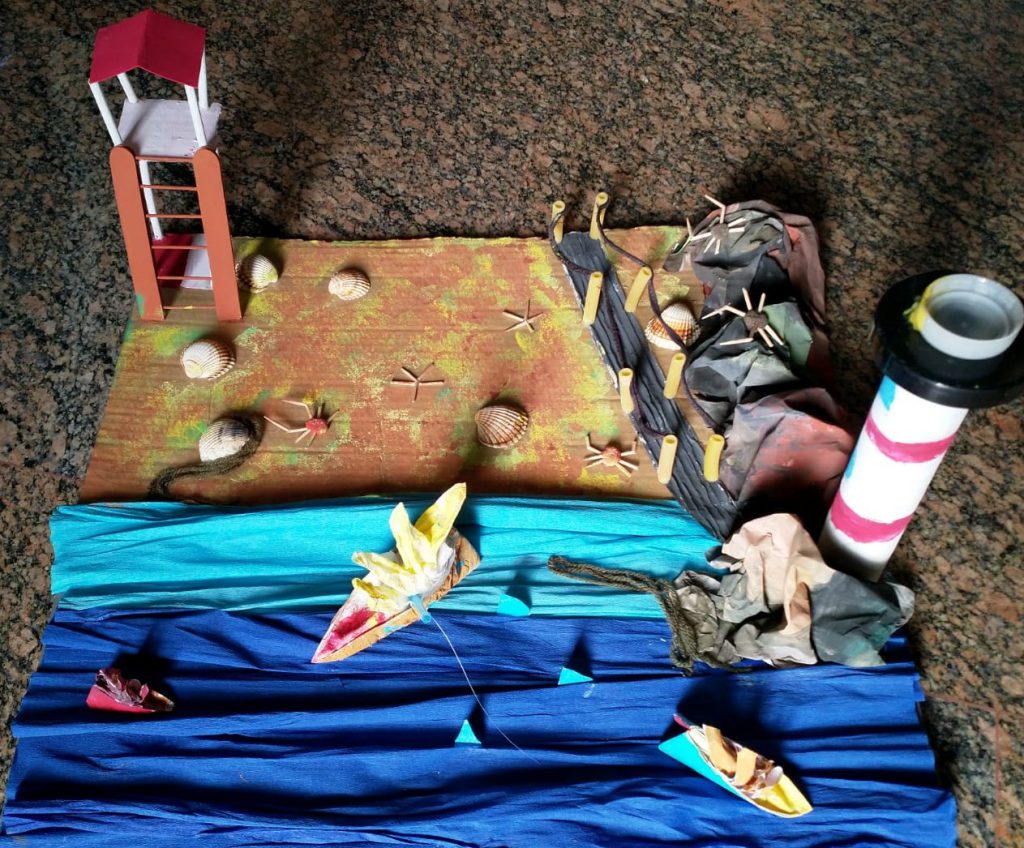 IL MARE SA PARLARE by DOME - Illustrated by Seconde A / C  Cavour IC. S. Pertini - Martinsicuro - Te  - Ourboox.com