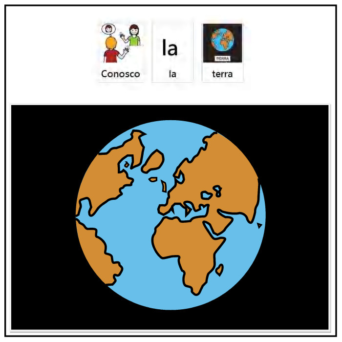 Conosco la terra in caa by alessandra pierri - Illustrated by Pictograms’ author: Sergio Palao Origin: ARASAAC (http://arasaac.org) Licenses: CC (BY-NC-SA) Property: Aragon Government - Ourboox.com
