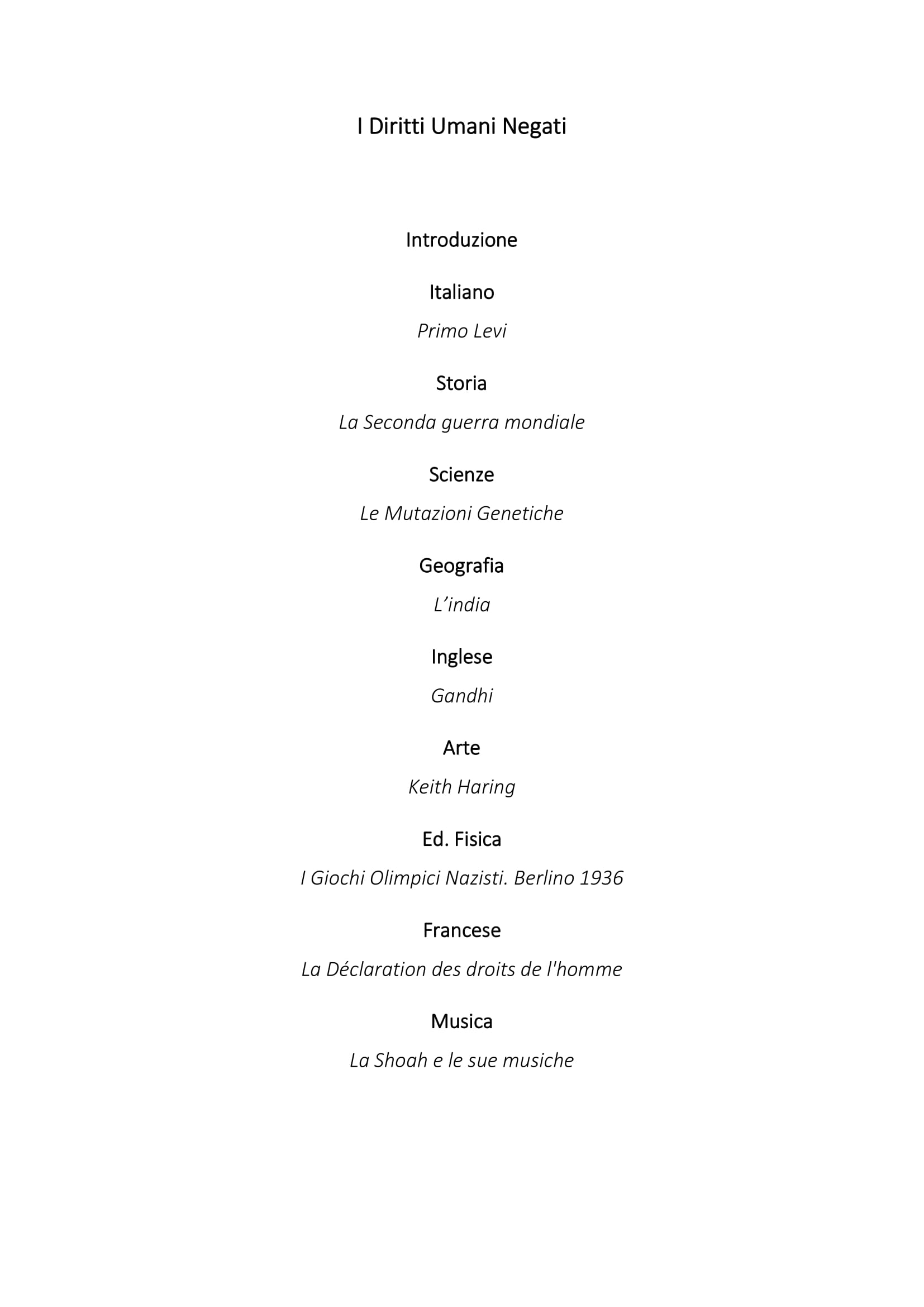 I Diritti Umani Negati by Anna Nicole Patania - Illustrated by Anna Nicole Patania - Ourboox.com