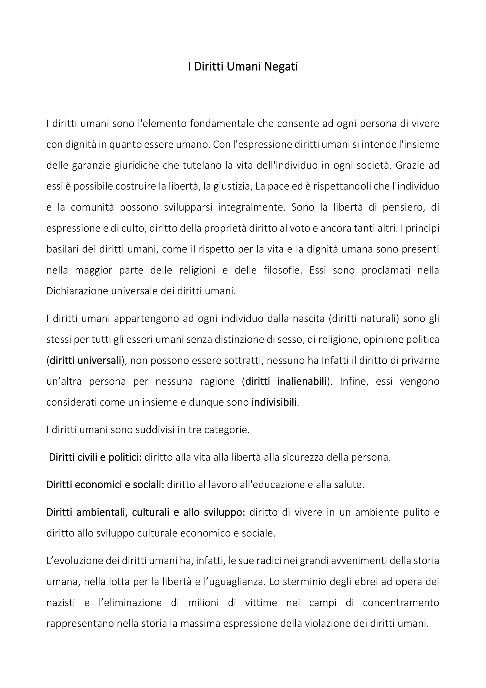 I Diritti Umani Negati by Anna Nicole Patania - Illustrated by Anna Nicole Patania - Ourboox.com