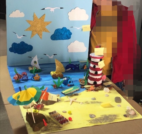 IL MARE SA PARLARE by DOME - Illustrated by Seconde A / C  Cavour IC. S. Pertini - Martinsicuro - Te  - Ourboox.com