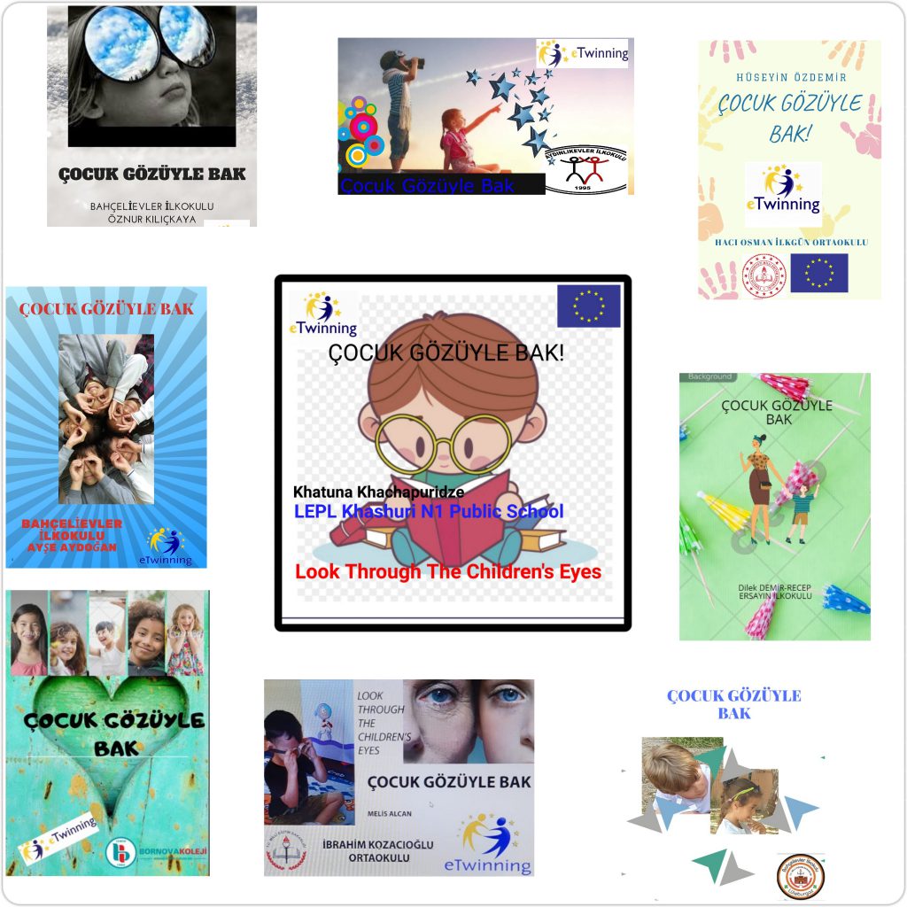 ÇOCUK GÖZÜYLE BAK! (Look Throuh The Children Eyes) eTwinning Project by MELİS ALCAN - Ourboox.com