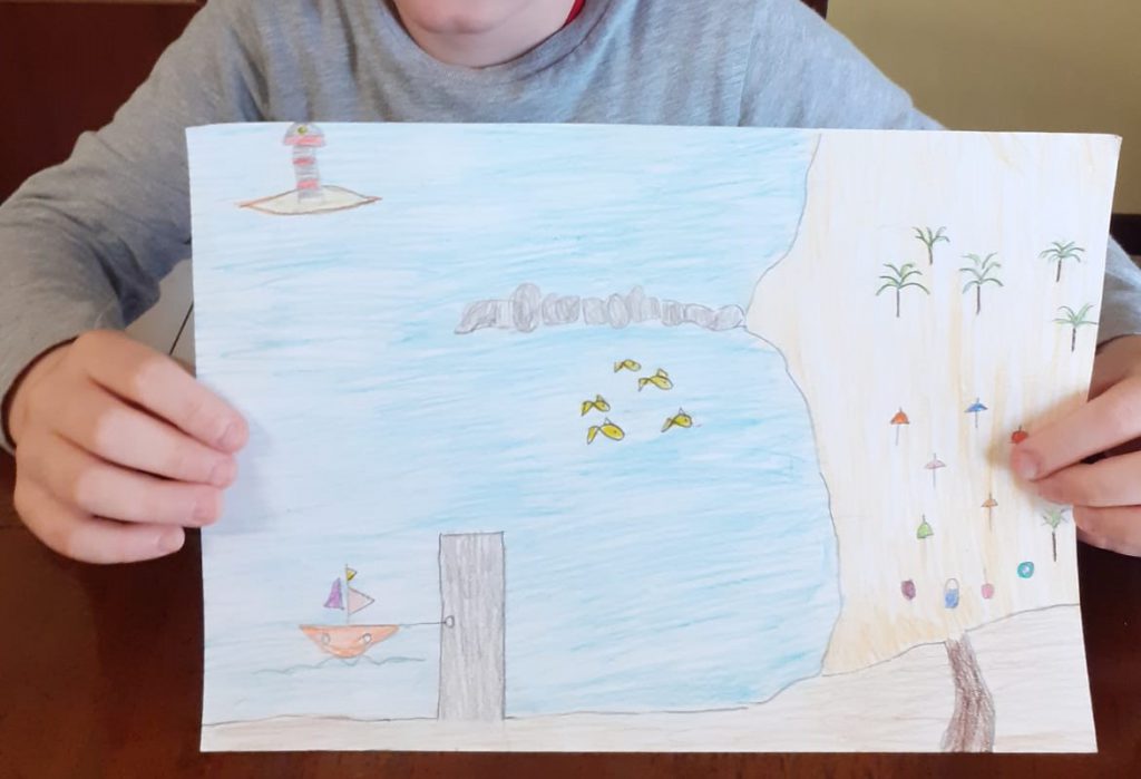 IL MARE SA PARLARE by DOME - Illustrated by Seconde A / C  Cavour IC. S. Pertini - Martinsicuro - Te  - Ourboox.com