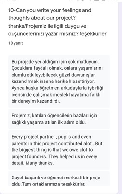 Healthy Life Healthy Generations e Twinning Project Evaluation Teacher Questionnaire by gülsüm gürbüz - Ourboox.com