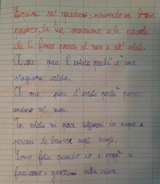 IL MARE SA PARLARE by DOME - Illustrated by Seconde A / C  Cavour IC. S. Pertini - Martinsicuro - Te  - Ourboox.com