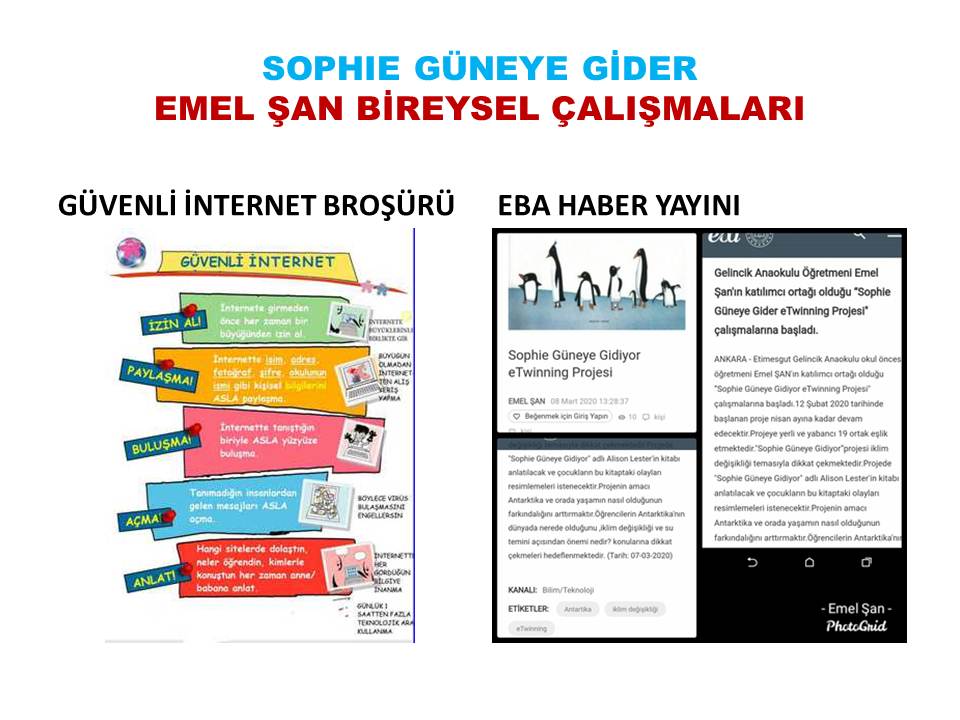 EMEL ŞAN SOPHIE GOES SOUTH PROJESİ FAALİYETLERİ by Emel san - Ourboox.com