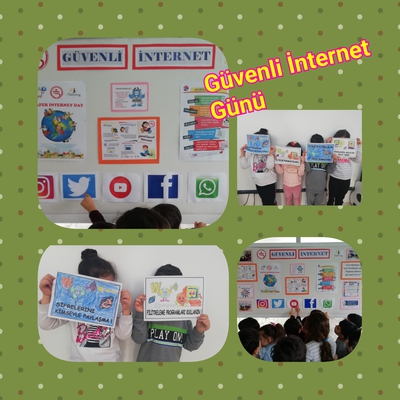 Proje ve Güvenli İnternet Panomuzu hazırladık.