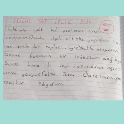 1İyilik Yap İyilik Bul Öğrenci ve Veli Proje Değerlendirmesi by zehra - Ourboox.com