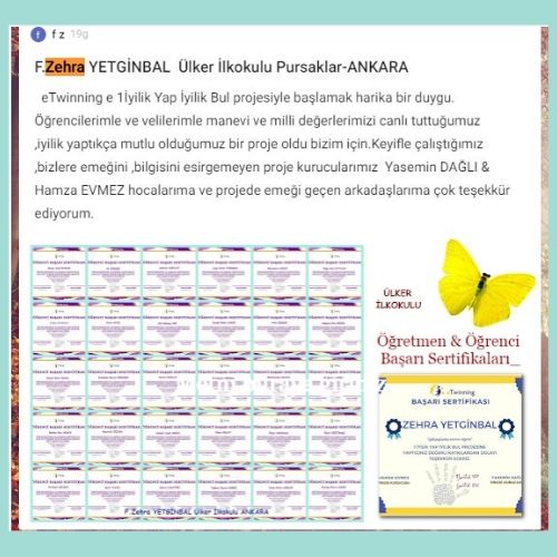 1İyilik Yap İyilik Bul Öğrenci ve Veli Proje Değerlendirmesi by zehra - Ourboox.com