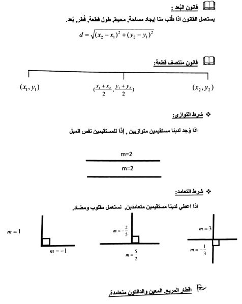أسئلة بموضوع الهندسة التحليلية by Ekram Masarwa - Ourboox.com