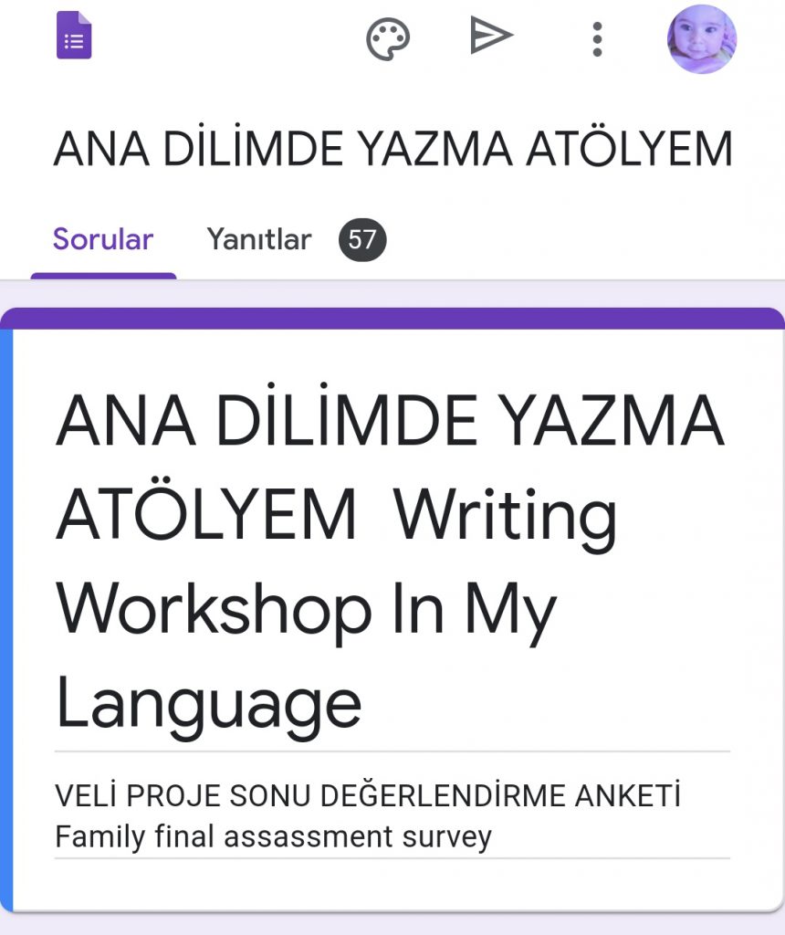 ANA DİLİMDE YAZMA ATÖLYEM VELİ SON ANKETT by AYŞE AK - Illustrated by AYŞE YILDIRIM - Ourboox.com